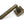 From The Anvil's Burnished Brass Brompton Lever on Rose Set (Unsprung)