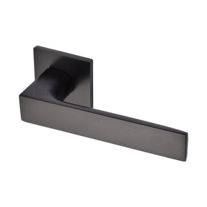 M Marcus - Heritage Brass, Barcelona Door Handle on Square Rose, Door Handles, Door Handles on Square Rose