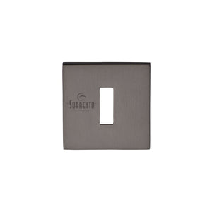Keyhole Escutcheon Square - 5M-4048-Q by M Marcus - Heritage Brass