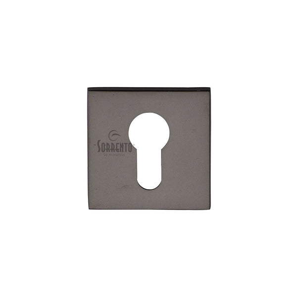 Euro Profile Keyhole Escutcheon Square - 5M-4049-Q by M Marcus - Heritage Brass