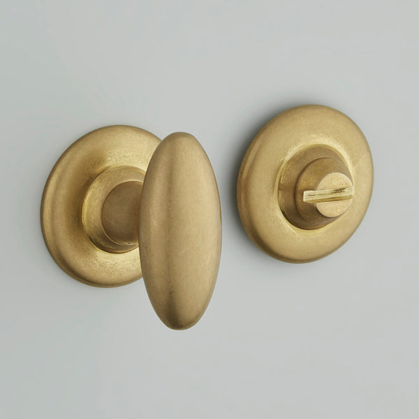 Croft Ironmongery, Zeppelin Turn and Release on Arc Covered Rose-6369, Escutcheons & Privacy Thumbturns, Thumbturn & Release