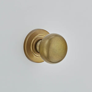 Croft - Bun Mortice Knobs on Covered Rose 6400COV64 by Croft Ironmongery