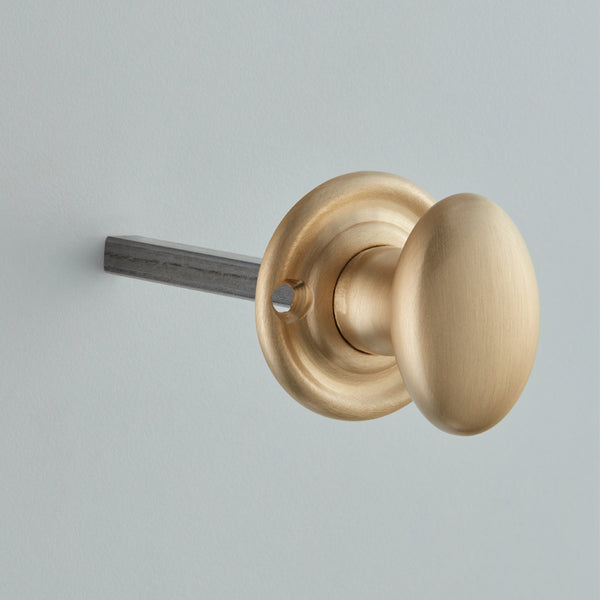 Croft - Oval Knob Thumb Turn 5mm Spindle Fixed Rose 6412 by Croft Ironmongery