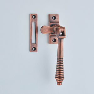 Croft Ironmongery, Reeded Casement Fastener - Weatherseal-6436W, Window Hardware, Casement Fasteners