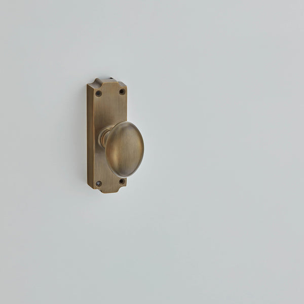 Croft - Reeded Ball Knob Lock furniture 6513