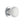 White Crackle Knob by M Marcus - Heritage Brass