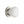 White Crackle Knob by M Marcus - Heritage Brass