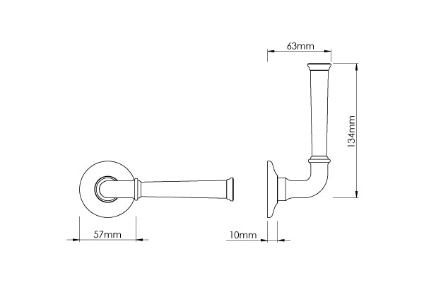 Croft - Grace Lever 7020- 7020 by Croft Ironmongery