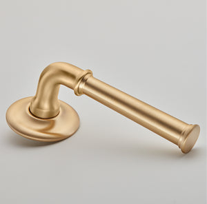 Croft - Grace Door Handle on Arc Covered Rose 7020COV57D by Croft Ironmongery