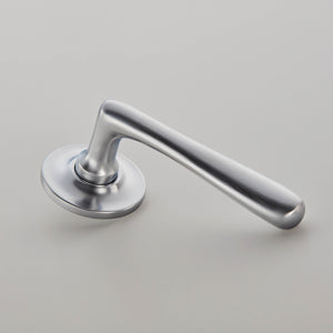 Croft - Elegance Door Handle on Covered Rose 7101COV57A by Croft Ironmongery