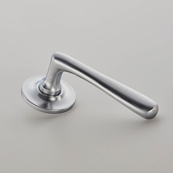 Croft - Elegance Door Handle on Covered Rose 7101COV57A by Croft Ironmongery