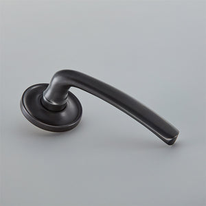 Croft - Floe Lever on Reeded Covered Rose. Unsprung 7200COV57C by Croft Ironmongery