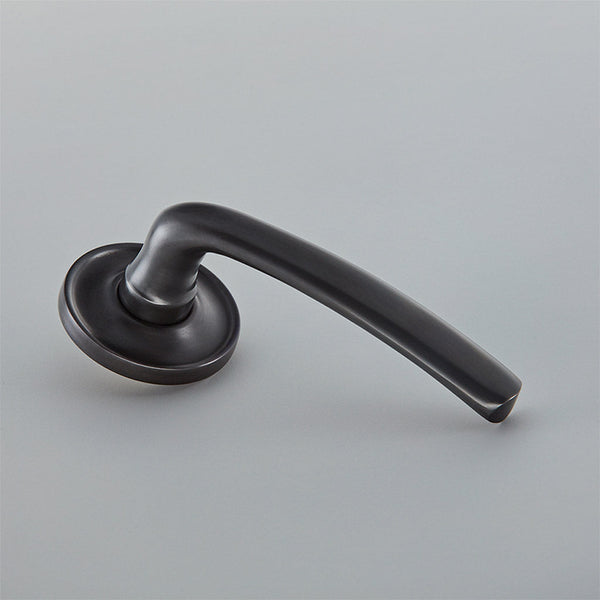 Croft - Floe Lever on 53mm Raised Edge Covered Rose 7200COV53B — main product photograph