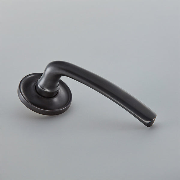 Croft - Floe Lever on Reeded Covered Rose. Unsprung 7200COV65C by Croft Ironmongery