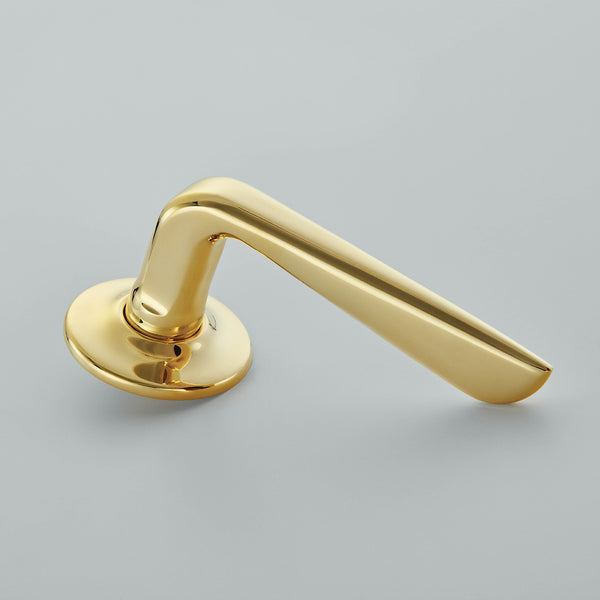 Croft - Celeste Lever on Arc Covered Rose. Unsprung 7220COV57D by Croft Ironmongery