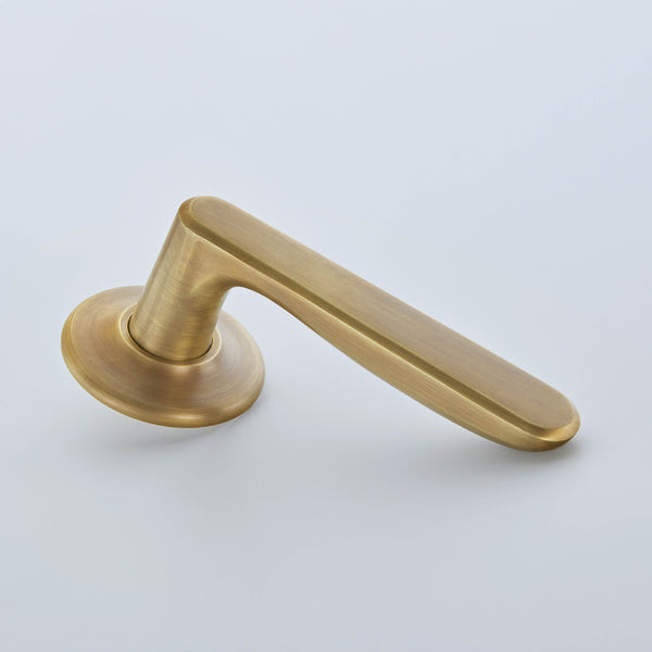 Croft - Velo Lever on Arc Covered Rose. Unsprung 7240COV57D by Croft Ironmongery