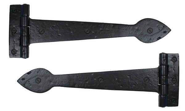 Black Cast T Hinge (pair)