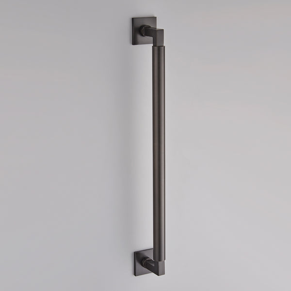 Croft - Gropius Pull Handle with Square Roses 7403 by Croft Ironmongery