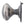 Round Centre Door Knob by From The Anvil