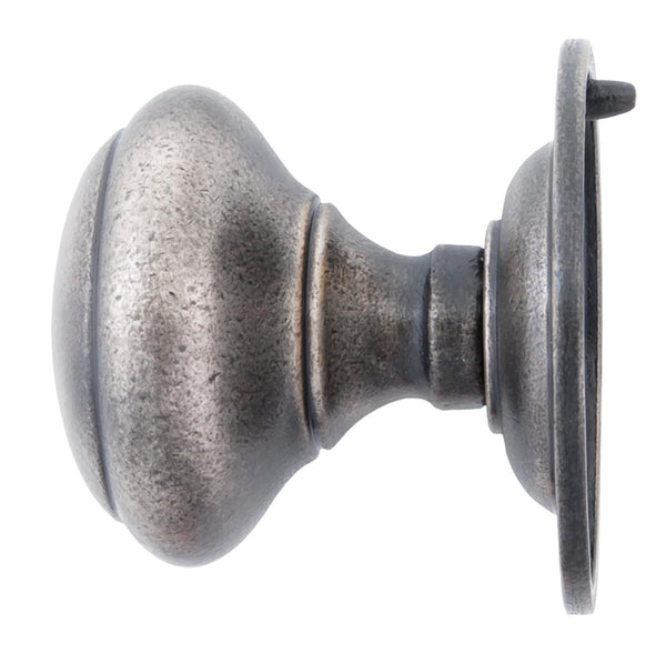 Round Centre Door Knob by From The Anvil