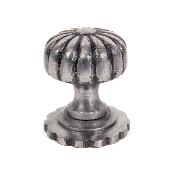 From The Anvil's Natural Smooth Flower Cabinet Knob