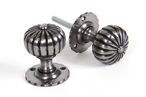 From The Anvil, Flower Mortice Knob Set, Door Knobs, Mortice Door Knobs, Mortice Knobs