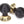 From The Anvil, Ebony & Beehive Mortice/Rim Knob Set, Door Knobs, Mortice Knobs