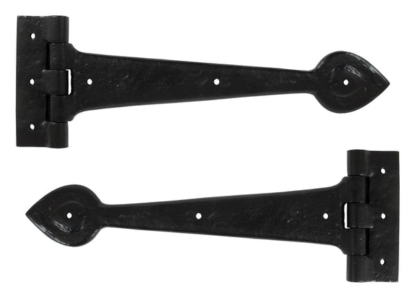 Black Cast T Hinge (pair)