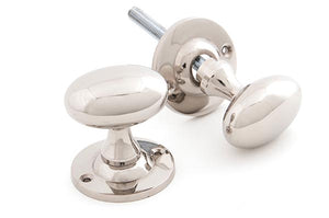 From The Anvil, Oval Mortice/Rim Knob Set, Door Knobs, Mortice Knobs