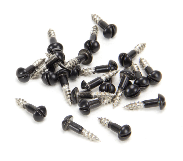 From The Anvil's Black Black SS  Roundhead Screws (25)