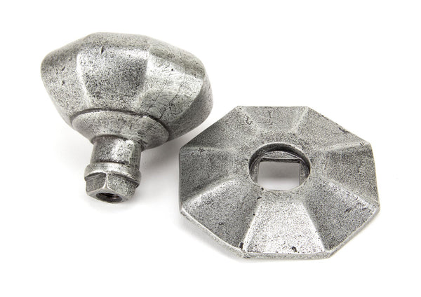 Octagonal Centre Door Knob by From The Anvil