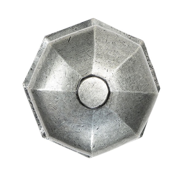 Octagonal Centre Door Knob by From The Anvil