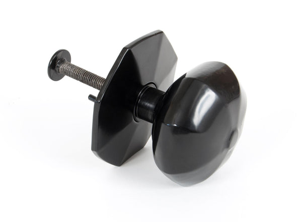 Octagonal Centre Door Knob by From The Anvil
