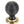 From The Anvil, Ebony and AB Beehive Cabinet Knob 38mm, Cabinet Hardware, Cabinet Knobs