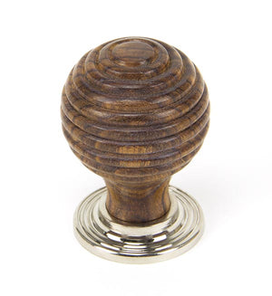 From The Anvil, Rosewood and PN Beehive Cabinet Knob 35mm, Cabinet Hardware, Cabinet Knobs