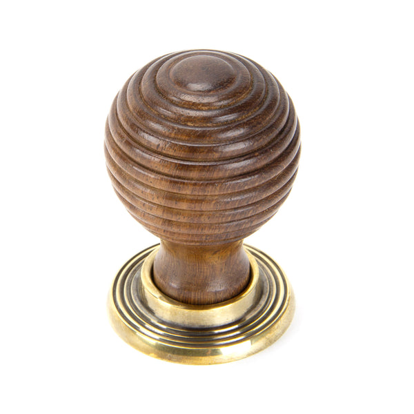 From The Anvil's Rosewood Wooden Beehive Cabinet Knob