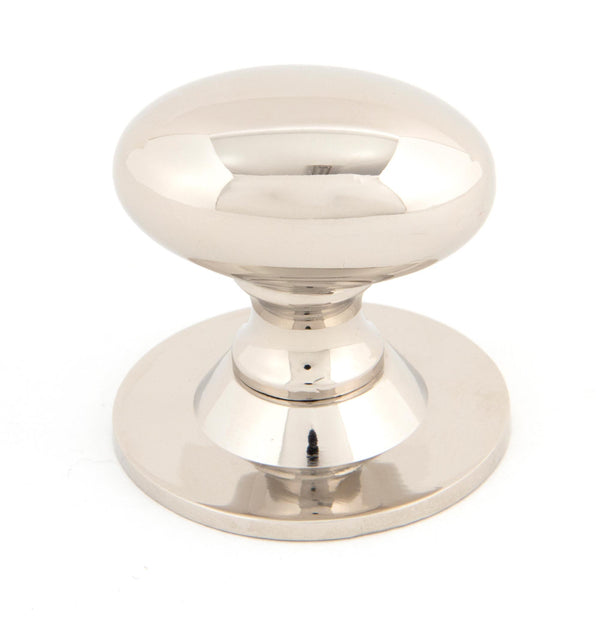 From The Anvil's Polished Nickel Oval Cabinet Knob