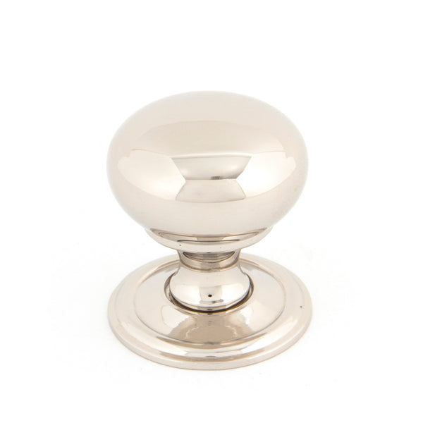 From The Anvil's Polished Nickel Mushroom Cabinet Knob