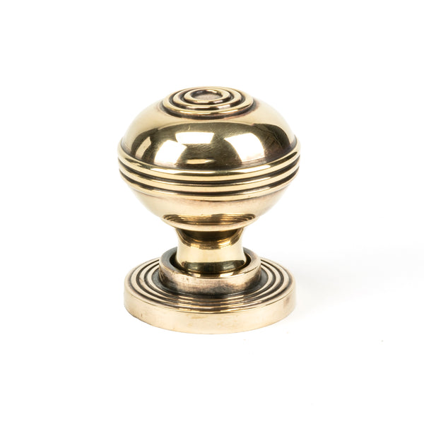 From The Anvil's Aged Brass Prestbury Cabinet Knob