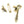 From The Anvil's Aged Brass Locking Reeded Fastener