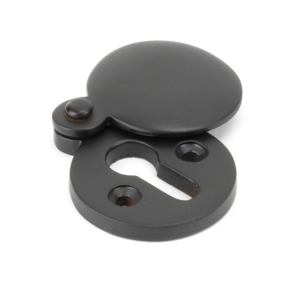 From The Anvil's Aged Bronze 30mm Round Escutcheon