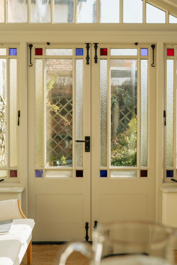 Reeded Lever Lock Set