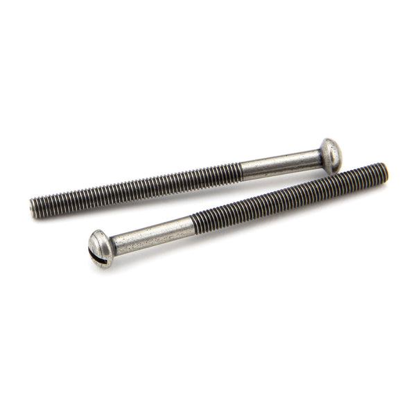 Pewter SS M5 x 64mm Male Bolts (2)