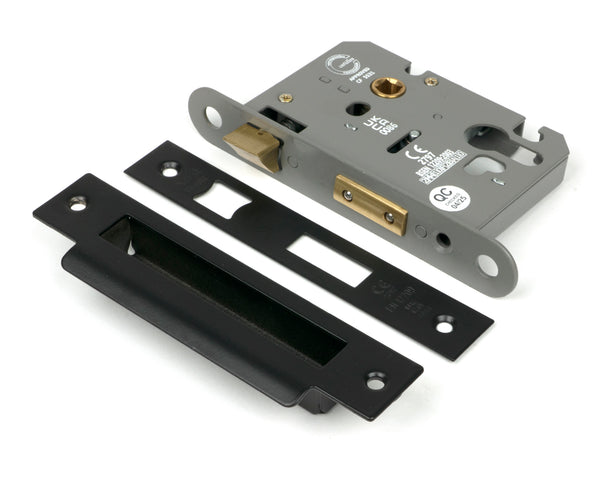 From The Anvil's Black Euro Profile Sash Lock