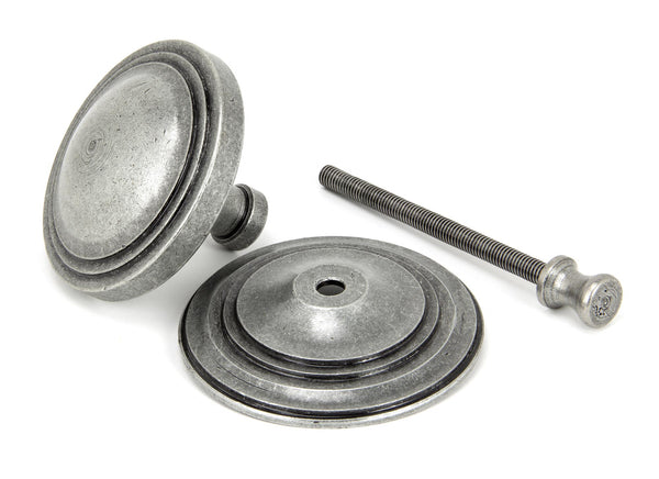 Art Deco Centre Door Knob by From The Anvil