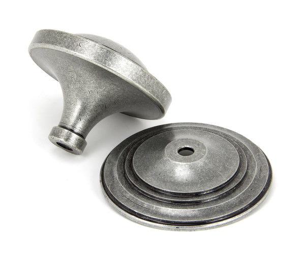 Art Deco Centre Door Knob by From The Anvil