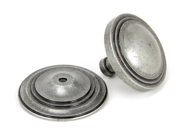 Art Deco Centre Door Knob by From The Anvil