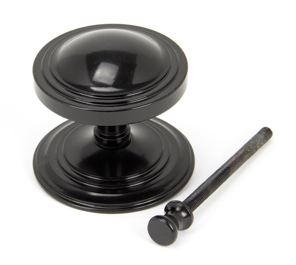 Art Deco Centre Door Knob by From The Anvil