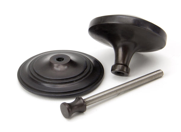 Art Deco Centre Door Knob by From The Anvil