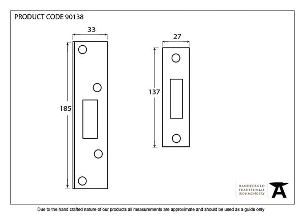 SS ½" Rebate Kit for Deadlock